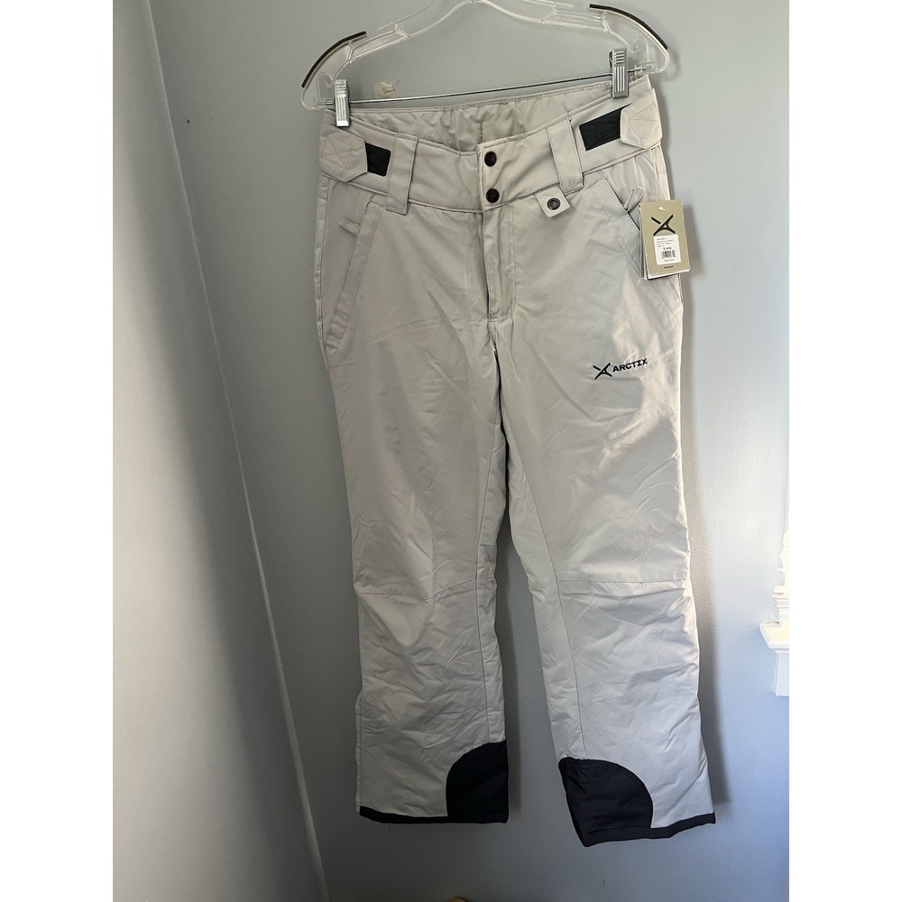 Arctix Women's 5K Insulated Snow Pants Winter Ski Size S Quiet Gray Pocket NWT